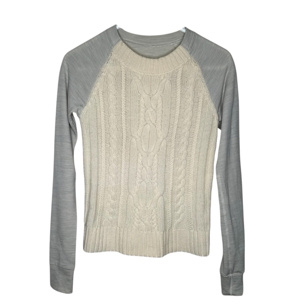Lululemon Women’s Cable Knit Sweater Sweatshirt XS or S